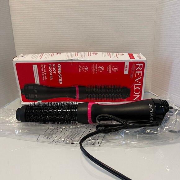 A Revlon One Step Root Booster Round Brush Dryer & Styler - New Open Box - Picture 8 of 8